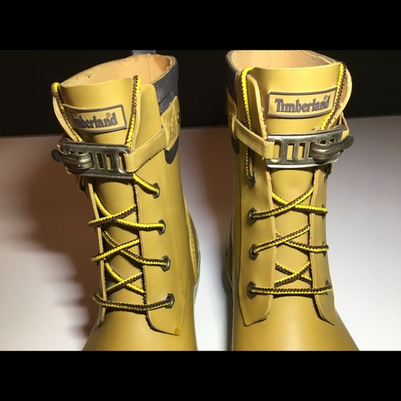 Timberland Rain Rubber Ankle Boots Women's SZ US 9 - Picture 5 of 8
